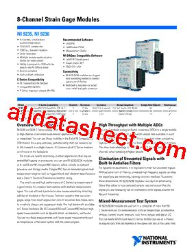 NI 9236 Datasheet .